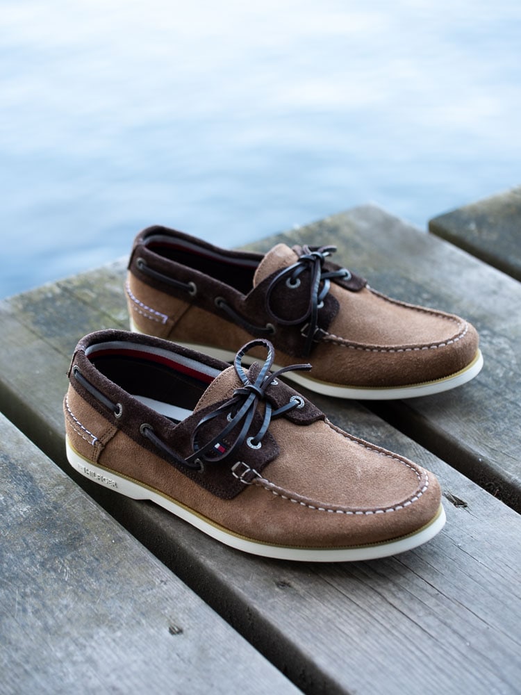 13201064 Tommy Hilfiger Classic Suede Boat Shoes FM02736-0HD Bruna seglarskor med snörning-7