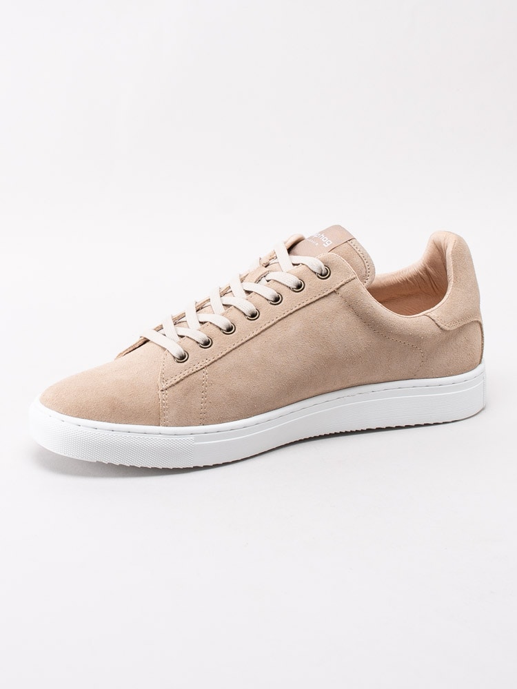 13201079 Philip Hog Selim Sand Beige klassiska sneakers i mocka-2