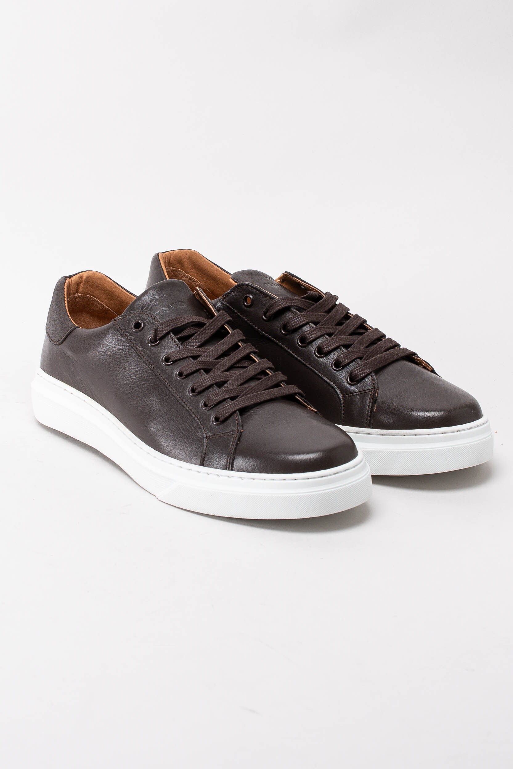 13203026 Marstrand Axel Dk Brown 7136013.61 Mörkbruna sneakers i skinn-3
