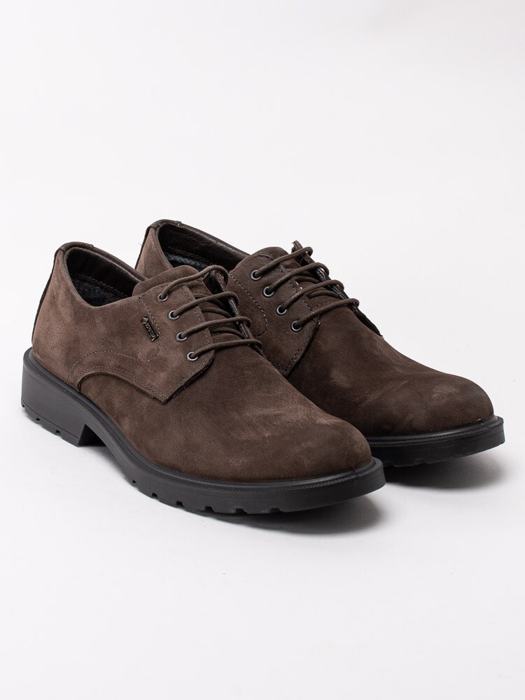 13203038 Igi and Co Nab.Soft Print-Caffe 61025-44 Mörkbruna promenadskor i nubuck-3