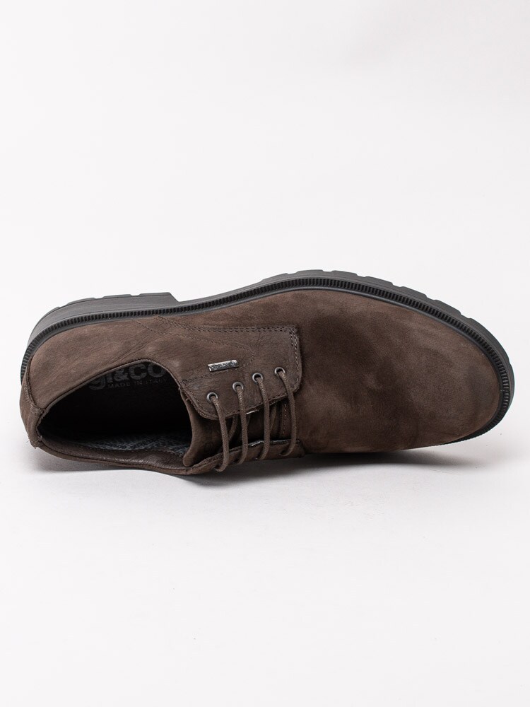 13203038 Igi and Co Nab.Soft Print-Caffe 61025-44 Mörkbruna promenadskor i nubuck-4