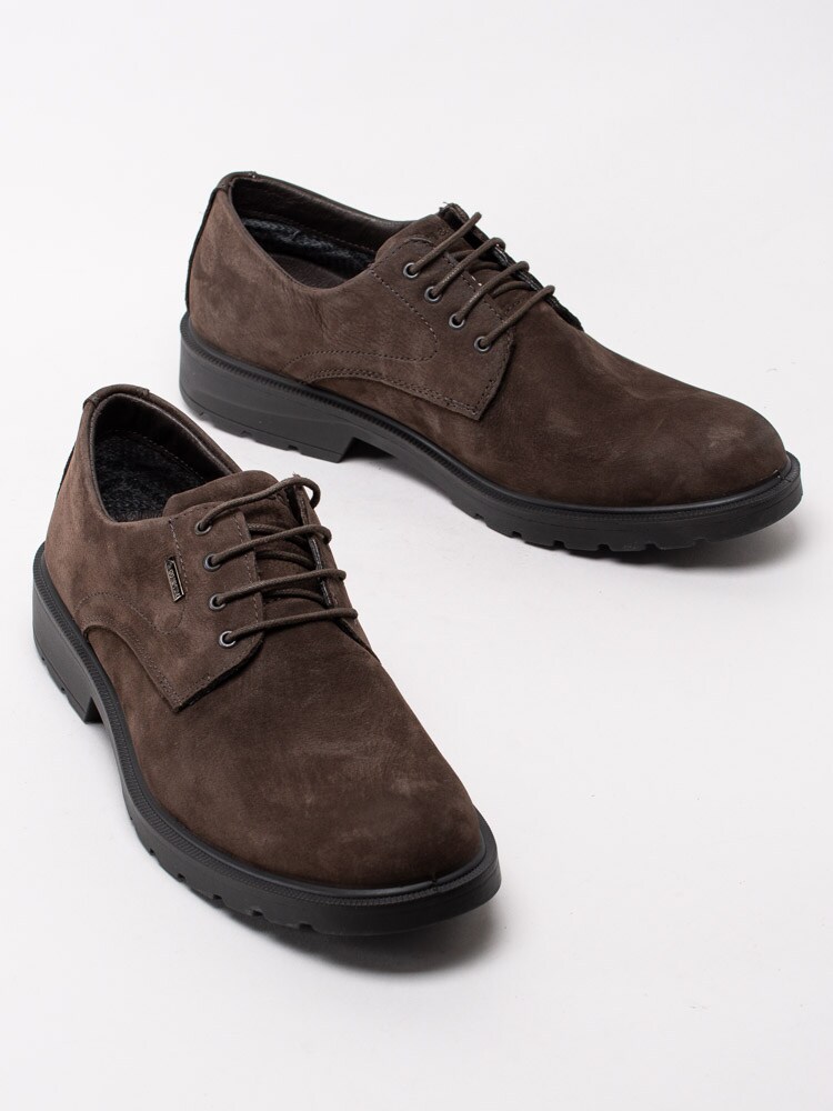 13203038 Igi and Co Nab.Soft Print-Caffe 61025-44 Mörkbruna promenadskor i nubuck-6