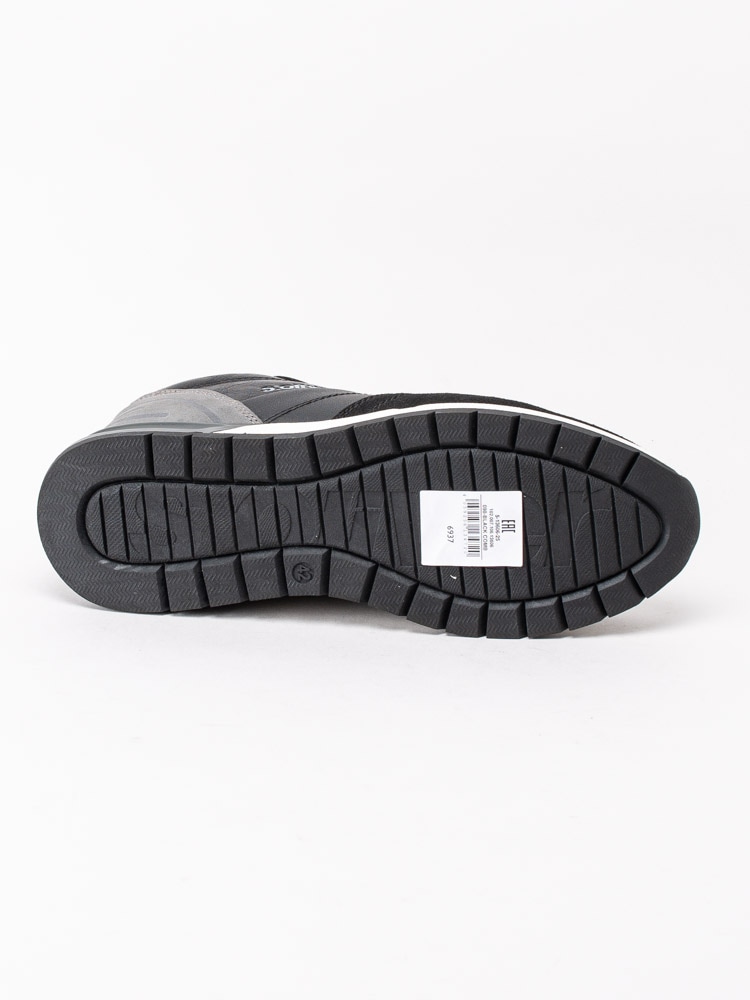 13203042 S.Oliver 5-13606-25-098 Black combi Svarta sneakers med gråa detaljer-5