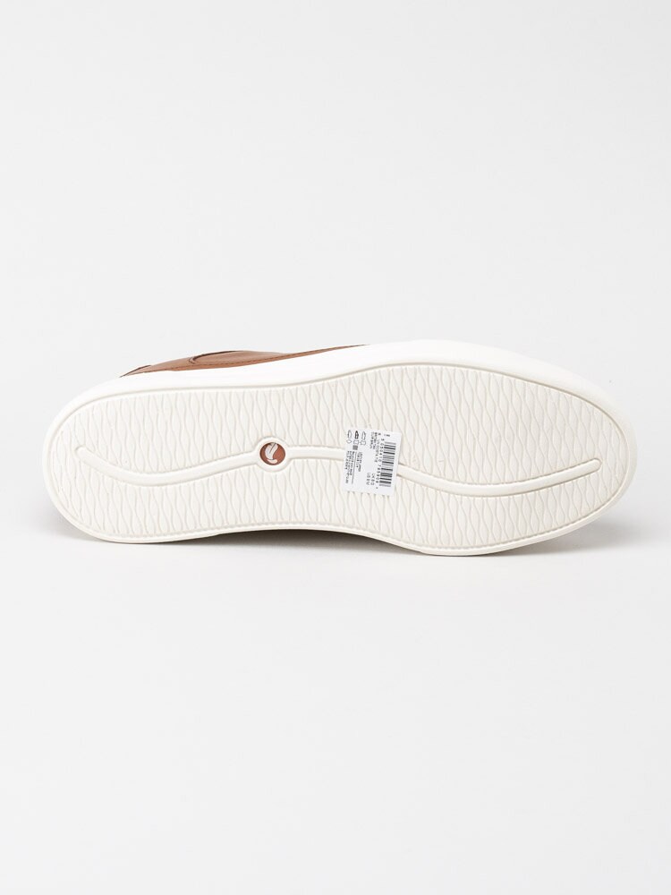 Clarks - Un Costa Tie - Bruna sneakers i skinn