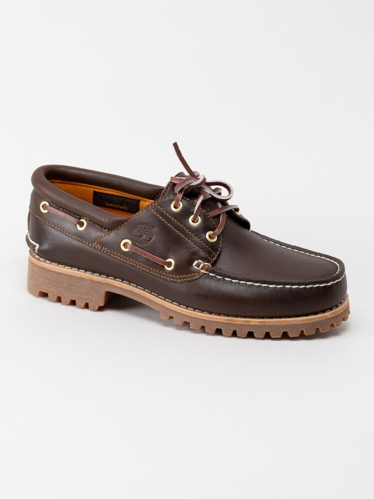 Timberland - Authentics 3 Eye Classic - Bruna seglarskor med grov sula