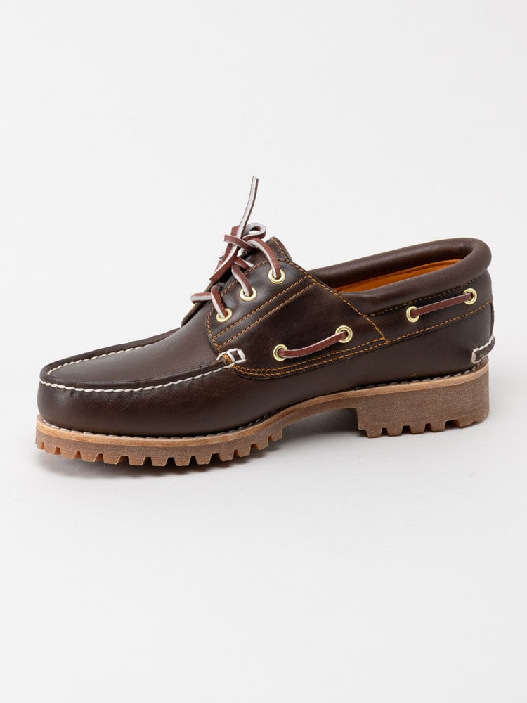 Timberland - Authentics 3 Eye Classic - Bruna seglarskor med grov sula