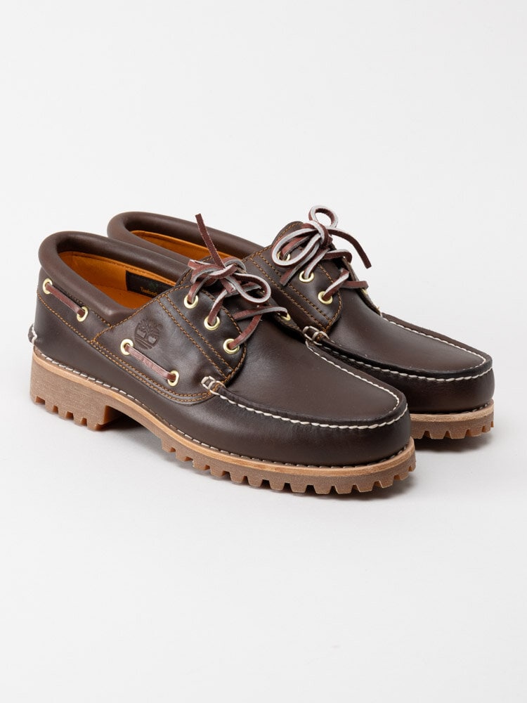 Timberland - Authentics 3 Eye Classic - Bruna seglarskor med grov sula