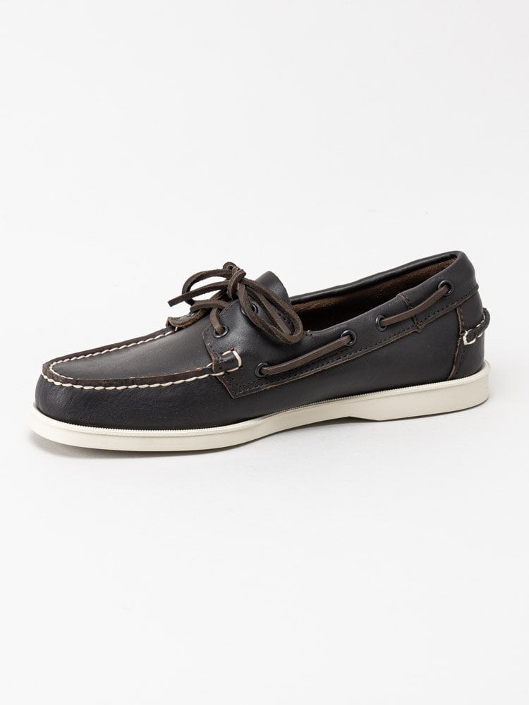 Sebago - Docksides Portland - Mörkbruna seglarskor i skinn