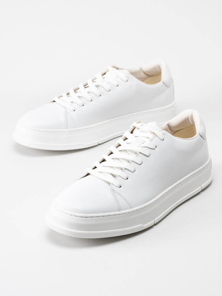 Vagabond - John - Vita sneakers i skinn