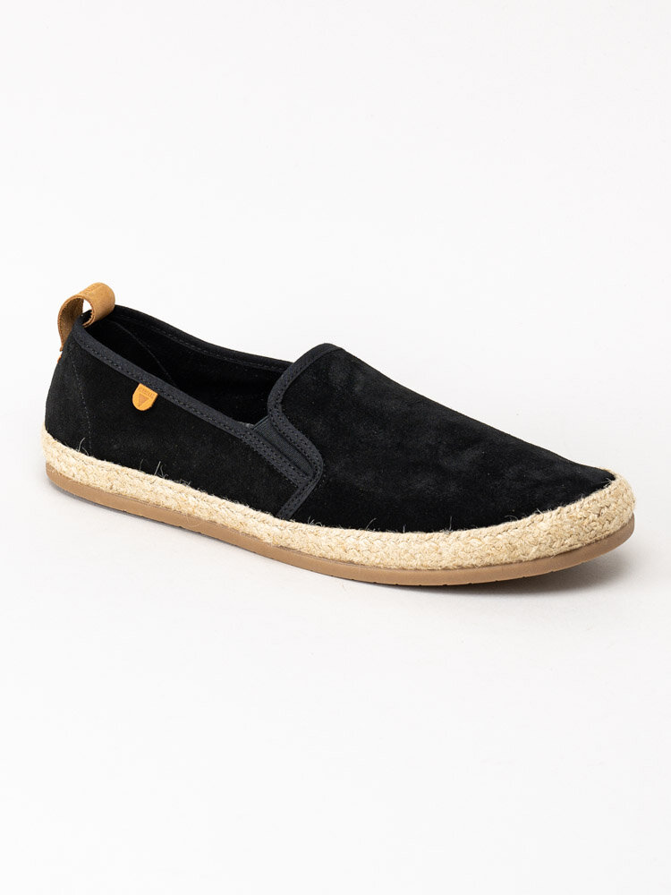 Verbenas - Kenny Serraje - Svarta slip on espadrillos i mocka