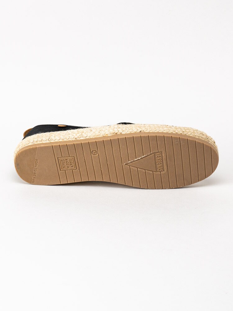 Verbenas - Kenny Serraje - Svarta slip on espadrillos i mocka