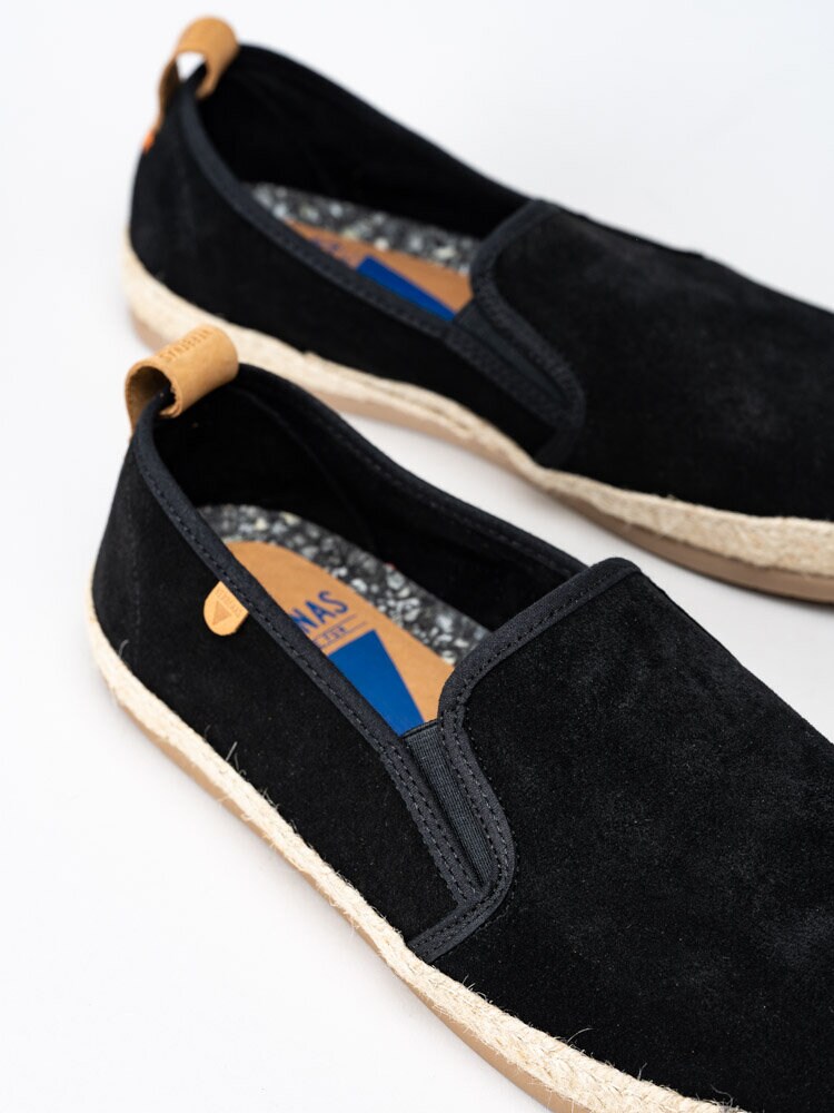 Verbenas - Kenny Serraje - Svarta slip on espadrillos i mocka