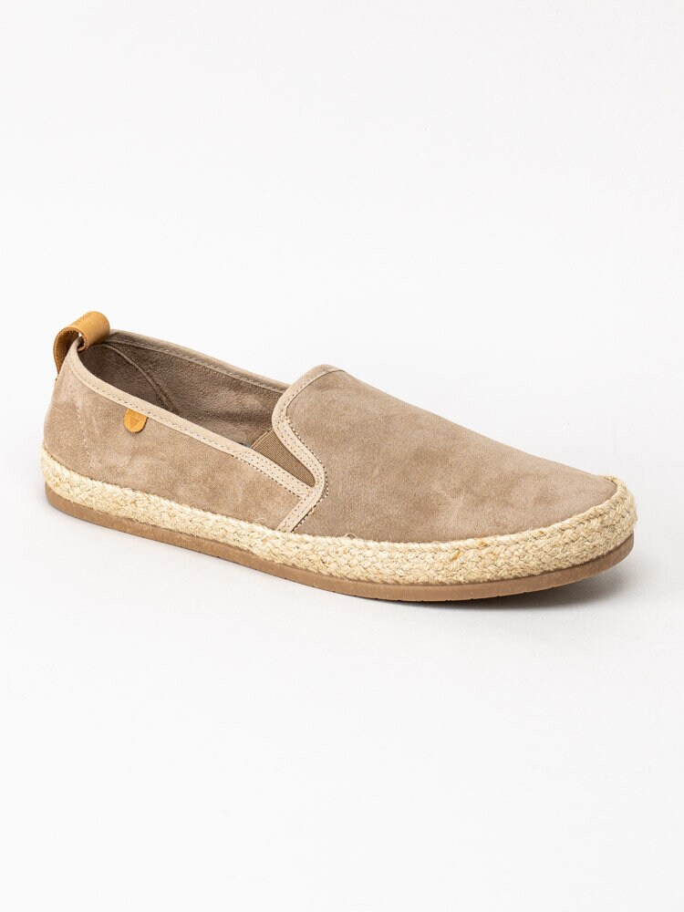 Verbenas - Kenny Serraje - Beige slip on espadrillos i mocka