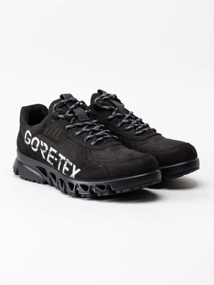 Ecco - Multi-Vent M Low GTX - Svarta grova sneakers med Gore-Tex