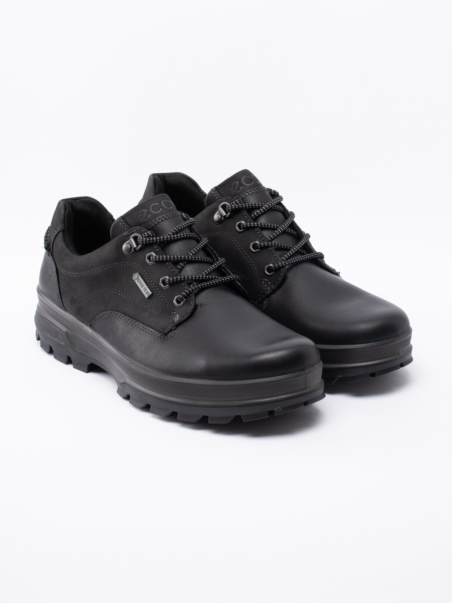 Ecco - Rugged Track GTX - Svarta vattentäta skor