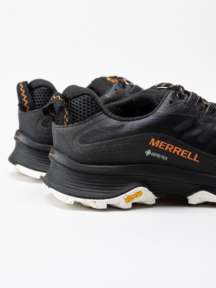 Merrell - Moab Speed GTX - Svarta grova promenadskor med gore-tex