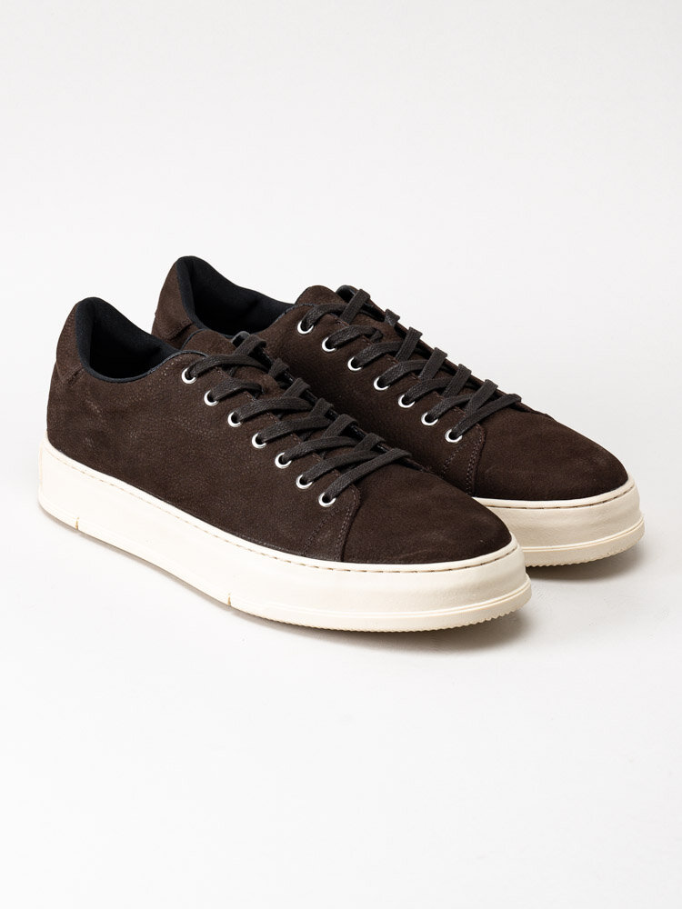 Vagabond - John - Mörkbruna sneakers i nubuck