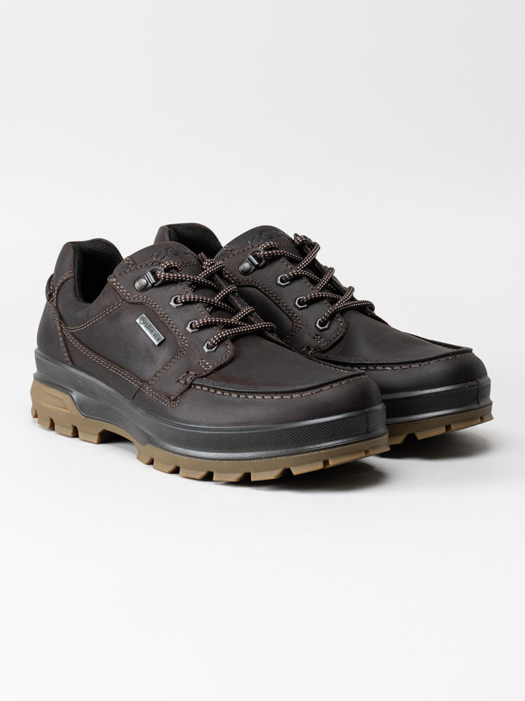 Ecco - Rugged Track GTX - Mörkbruna vattentäta promenadskor