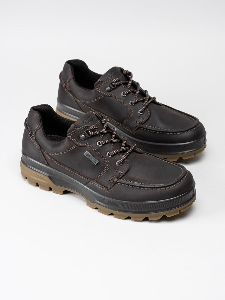 Ecco - Rugged Track GTX - Mörkbruna vattentäta promenadskor