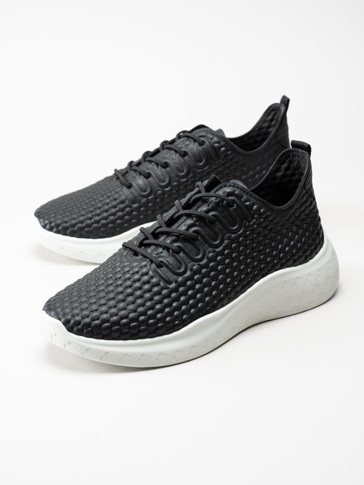 Ecco - Therap M Sneaker - Svarta sneakers i skinn