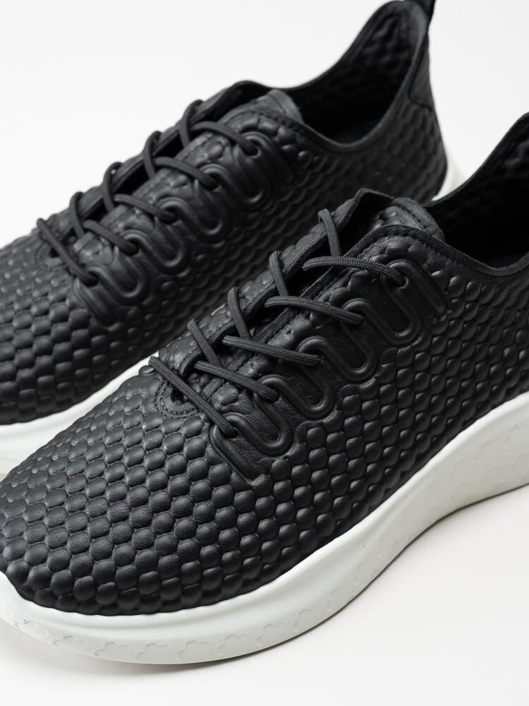 Ecco - Therap M Sneaker - Svarta sneakers i skinn