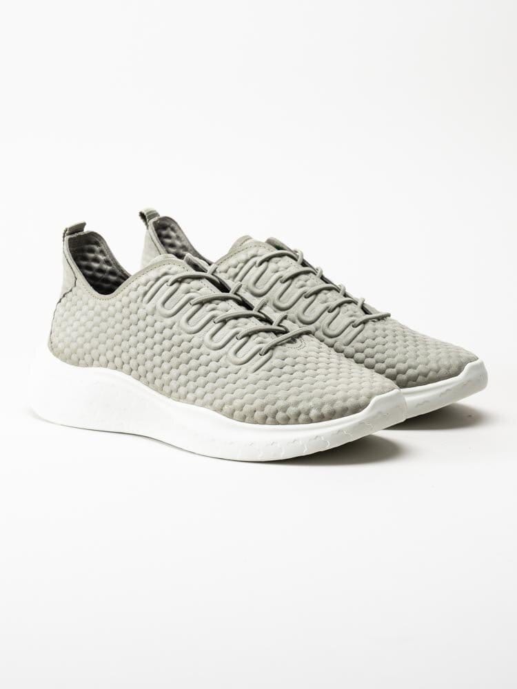 Ecco - Therap M Sneaker - Gröna sneakers i nubuck med struktur