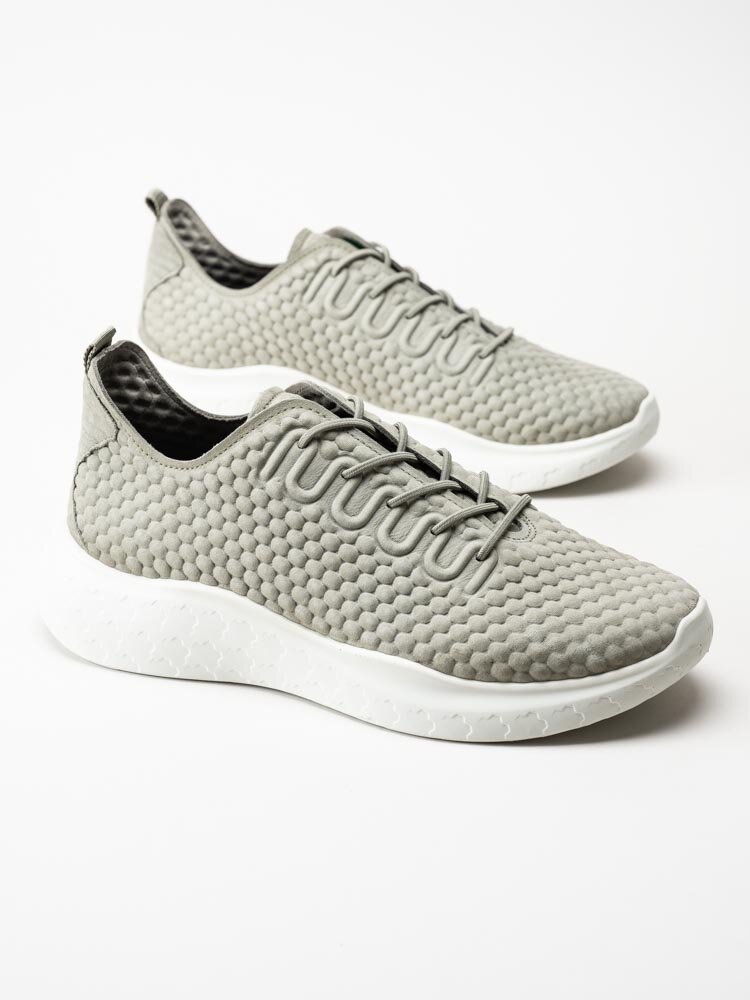 Ecco - Therap M Sneaker - Gröna sneakers i nubuck med struktur