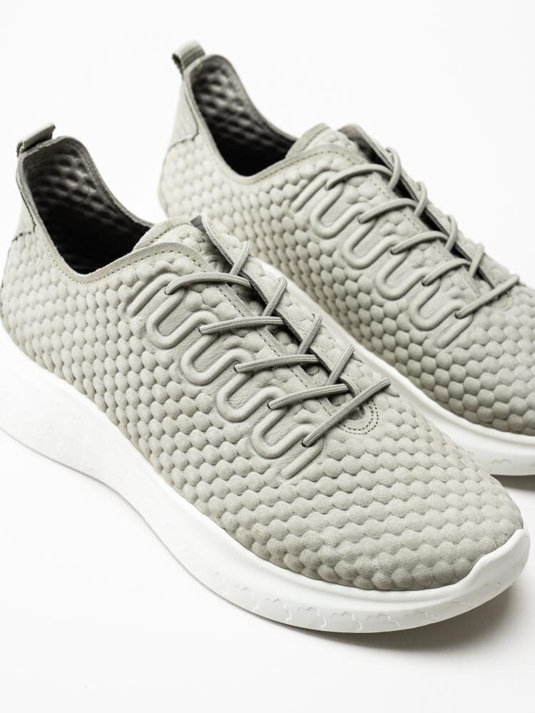 Ecco - Therap M Sneaker - Gröna sneakers i nubuck med struktur