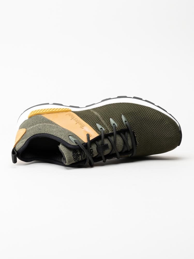 Timberland - Sprint Trekker Low - Gröna höga sneakers i textil