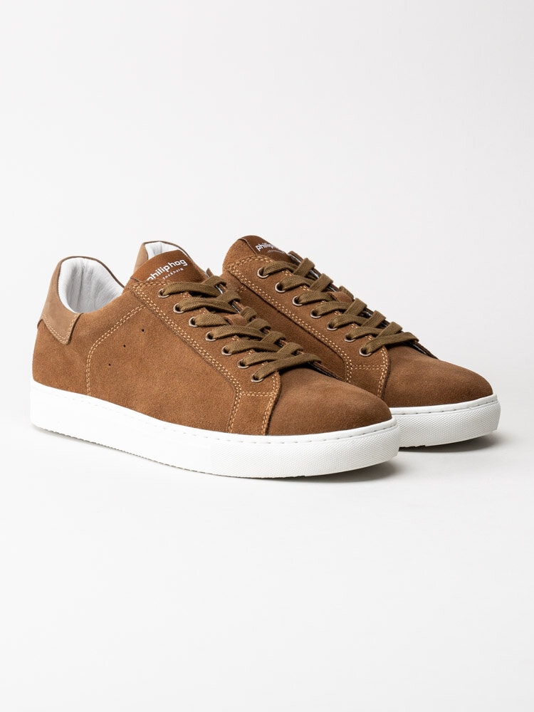 Philip Hog - Lukas - Bruna sneakers i mocka