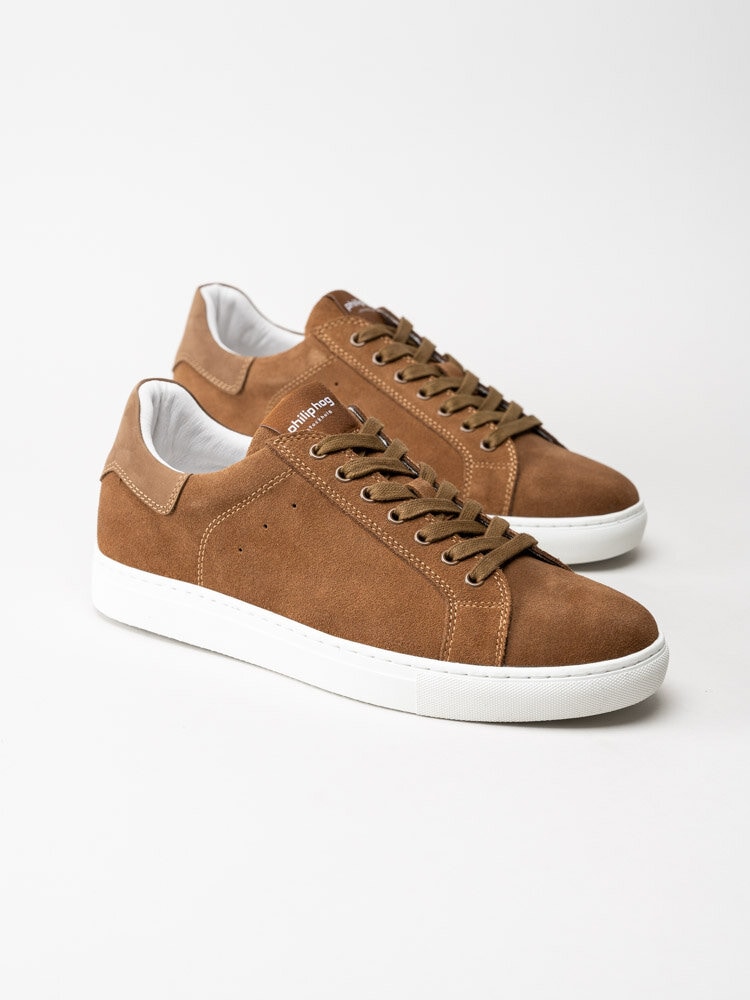 Philip Hog - Lukas - Bruna sneakers i mocka