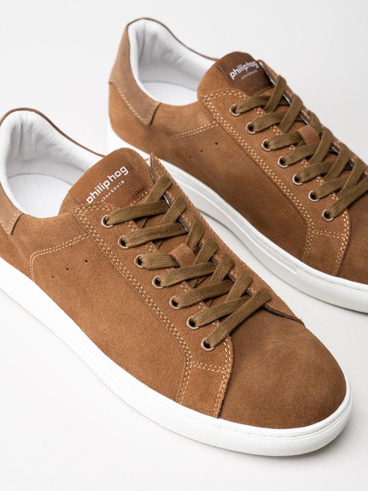 Philip Hog - Lukas - Bruna sneakers i mocka