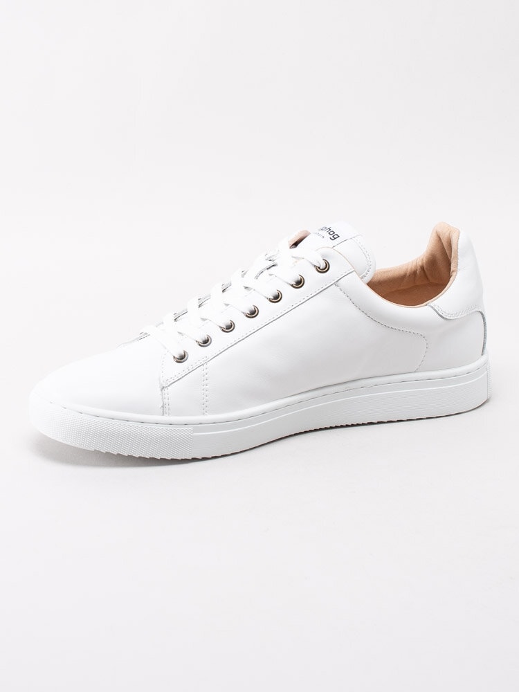 Philip Hog - Selim - Vita skinnfodrade sneakers i skinn