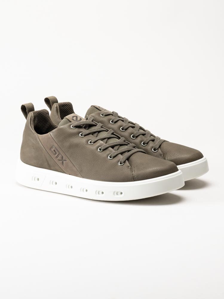 Ecco - Street 720 M GTX - Gröna sneakers med Gore-Tex