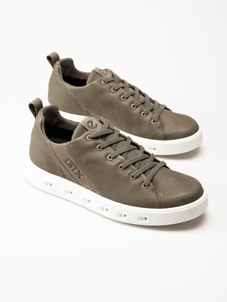 Ecco - Street 720 M GTX - Gröna sneakers med Gore-Tex