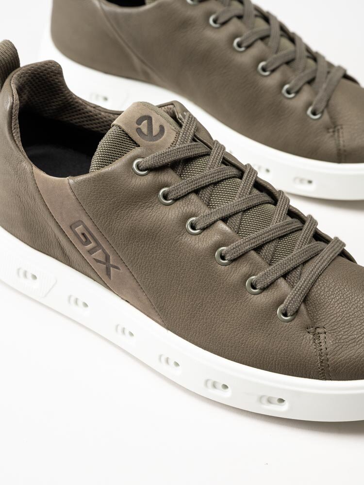 Ecco - Street 720 M GTX - Gröna sneakers med Gore-Tex