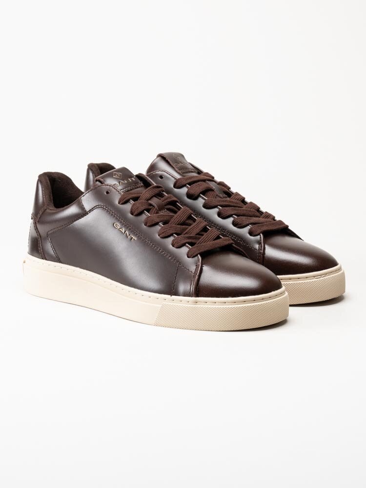 Gant Footwear - Mc Julien - Mörkbruna sneakers i skinn