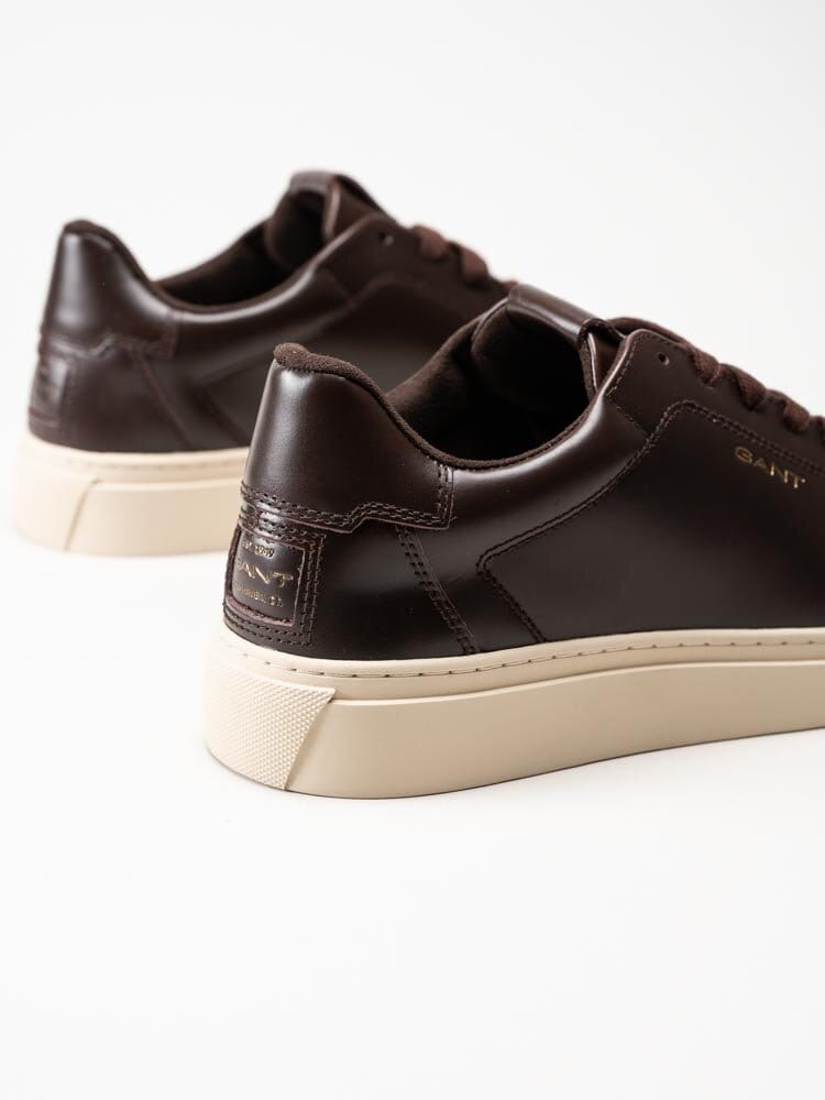 Gant Footwear - Mc Julien - Mörkbruna sneakers i skinn