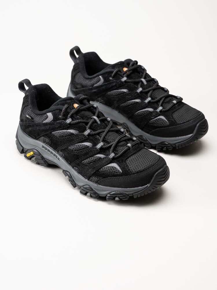 Merrell - Moab 3 GTX - Svarta grova promenadskor med Gore-Tex