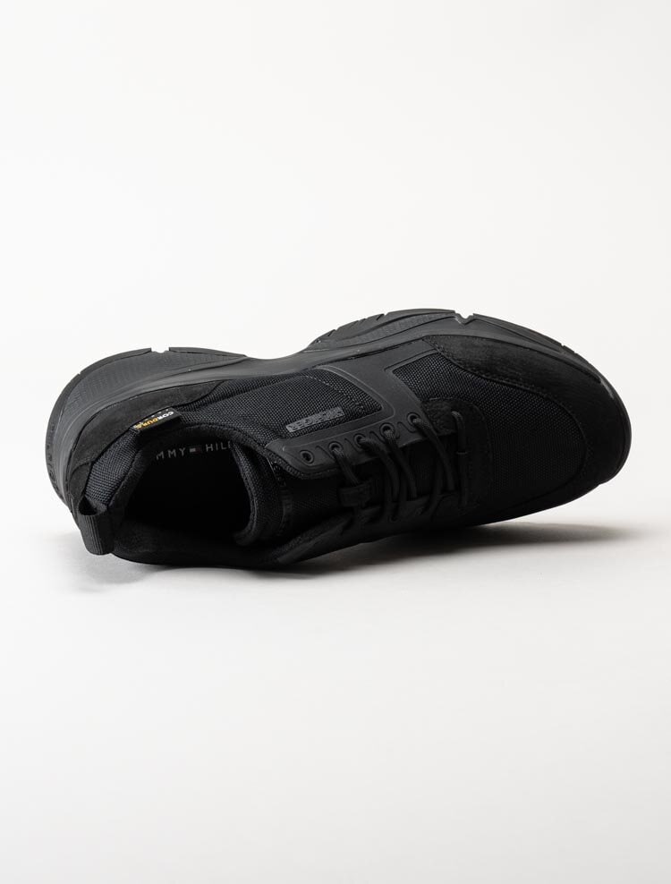 Tommy Hilfiger - Cordura Runner - Svarta sneakers i textil