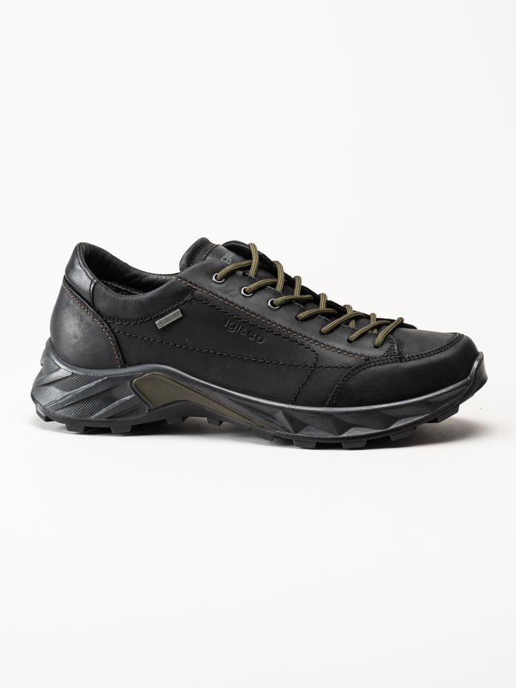 Igi & Co - Uomo Sting GTX - Svarta grova promenadskor med Gore-Tex