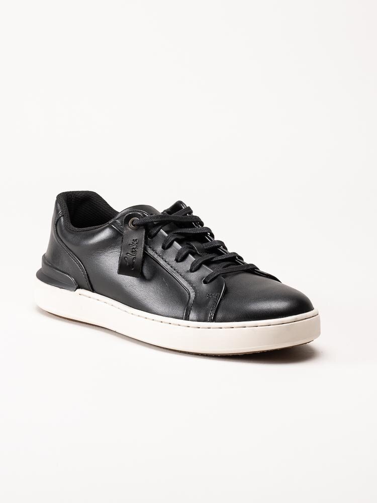 Clarks - CourtLite Move - Svarta sneakers i skinn