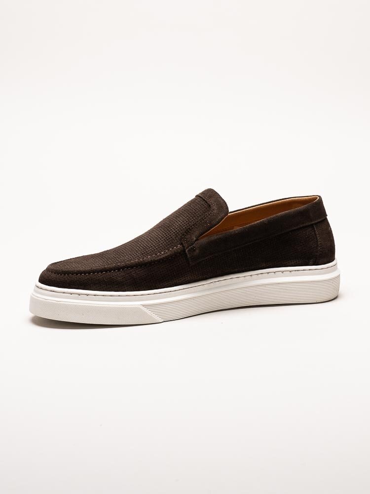 Playboy Footwear - Karl - Bruna slip on skor i mocka