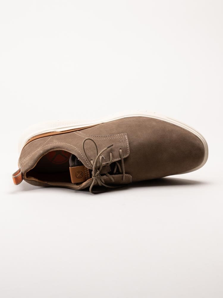 Hush Puppies - Advance Laceup - Bruna promenadskor i nubuck