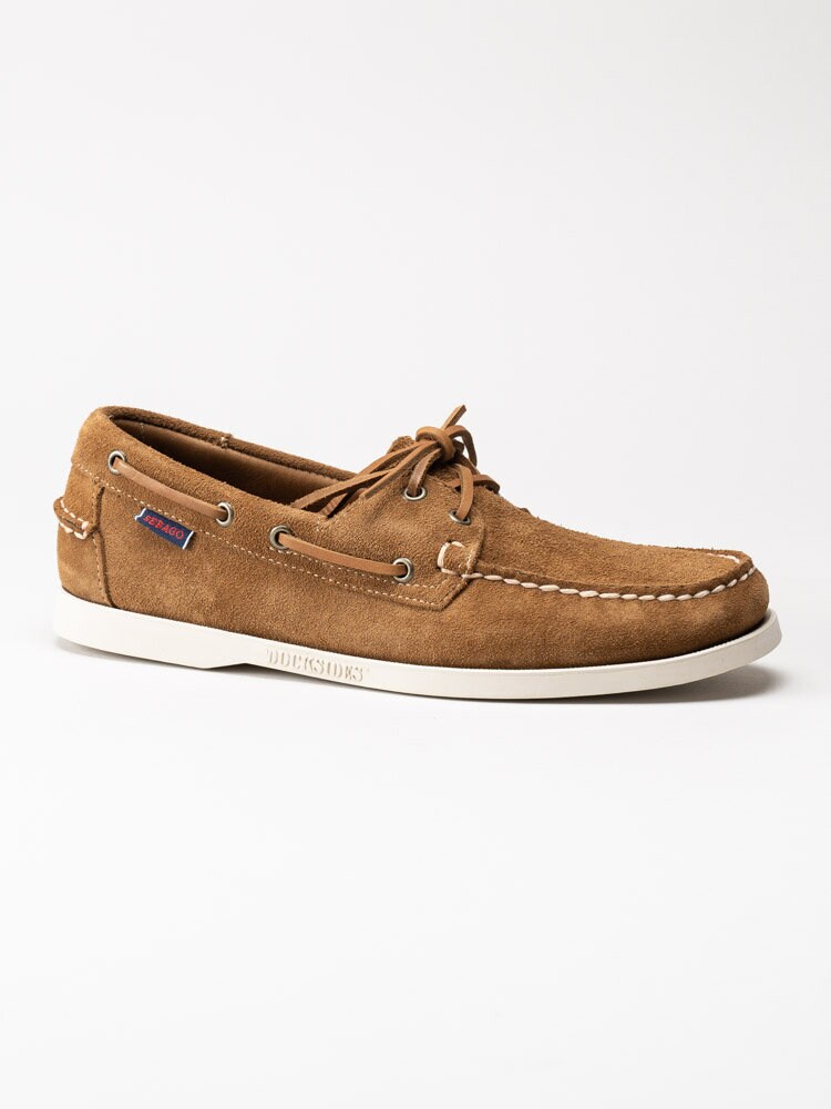 Sebago - Portland Flesh Out - Bruna seglarskor i mocka