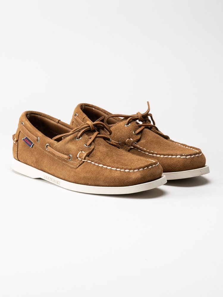 Sebago - Portland Flesh Out - Bruna seglarskor i mocka