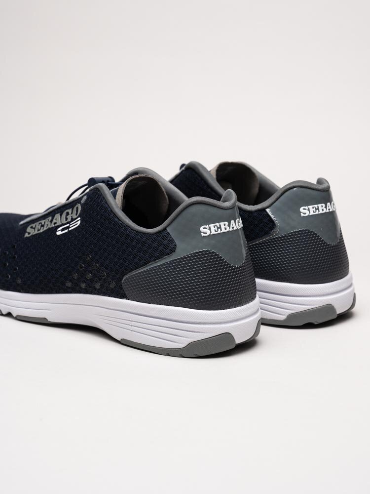 Sebago - Cyphon Sea Sport - Mörkblå seglarskor i textil