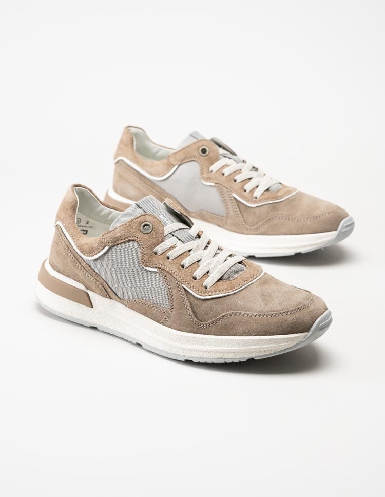 Sioux - Rojaro 715 - Beige promenadskor i mocka