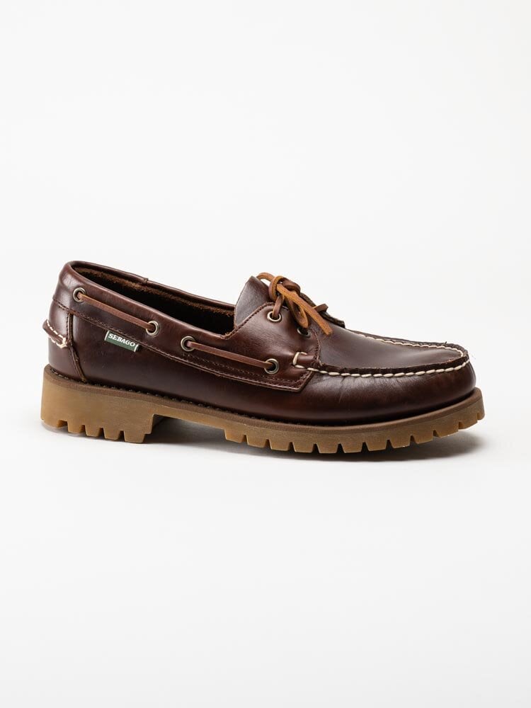 Sebago - Ranger Waxy - Bruna seglarskor i skinn