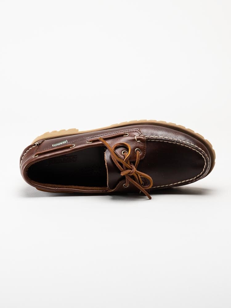 Sebago - Ranger Waxy - Bruna seglarskor i skinn